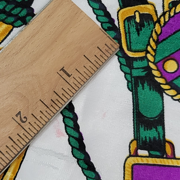 Silk Mardi Gras Scarf - Picture 7 of 13